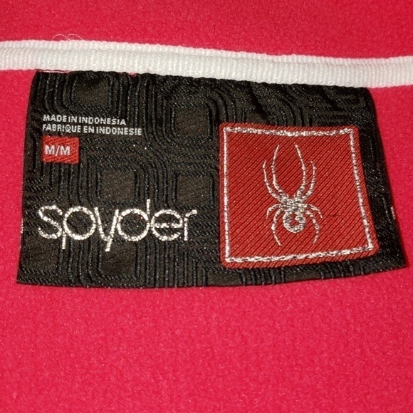 Spyder Rib Knit Ski Jacket Fitted Hot Pink Med. EUC - Picture 5 of 8